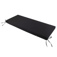Rofielty Bench Cushion 48 Inch, Bench Cushion For Indoor/Outdoor Use Outdoor Swing Cushions, Waterproof And Durable Resistant Furniture Patio Cushion. (Black, 48