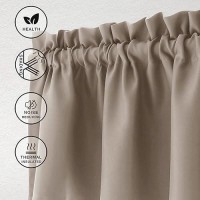 Hiasan Valance Curtains For Kitchen Blackout Thermal Insulated Solid Window Curtain Valance Camel 60 X 18 Inches 1 Panel