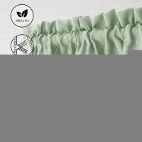 Hiasan Valance Curtains For Kitchen Blackout Thermal Insulated Solid Window Curtain Valance Seafoam Green 42 X 18 Inches 1 Pa