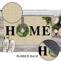 Hexagram Christmas Kitchen Mats Set Of 2 Christmas Kitchen Rugs And Mats Farmhouse Plaid Tree And Truck Mats For Floor Bathroo