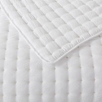 Wdcozy White California Cal King Size Quilt Bedding Sets With Pillow Shams Oversized Lightweight Soft Bedspread Coverlet Quilt