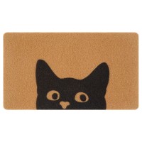 Uini Door Mat Outdoor Indoor Welcome Mats Cute Cat Front Doormat Non Slip Durable Entrance Rugs For Front Door Inside Outside