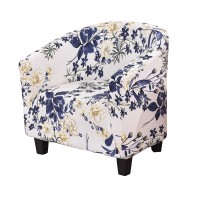 Niluoh Club Chair Slipcover Jacquard Tub Chair Cover Stretch Armchair Covers Sofa Cover Furniture Protector For Living Room (A51)