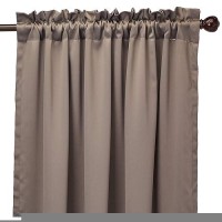 Sun Zero Barrow Energy Efficient Rod Pocket Curtain Panel Pair