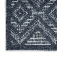 Nourison Versatile Indooroutdoor Navy Blue 5 X 7 Area Rug Easy Cleaning Non Shedding Bed Room Living Room Dining Room D