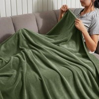 Phf Ultra Soft Fleece Throw Blanket No Shed No Pilling Luxury Plush Cozy 300Gsm Lightweight Blanket For Bed Couch Chair Sofa