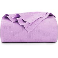 Utopia Bedding Lavender Cotton Blanket [King  90X108 Inch] 350Gsm Soft Thermal Blanket (Pack Of 6)