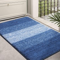 Kitinjoy Indoor Door Mat 36X24 Nonslip Absorbent Dirt Trapper Entrance Mat Lowprofile Washable Inside Floor Mat Durable Sof