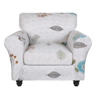 Searchi Stretch Sofa Cover Printed Couch Covers Floral Pattern 2 Piece Armchair Slipcover With Separate Chair Cushion Cover Wa