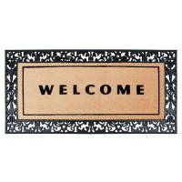 A1 Home Collections Entrance Door Mats 30 X 60 Durable Large Doormat Nonslip Welcome Doormat Rubber Backed Thinprofi