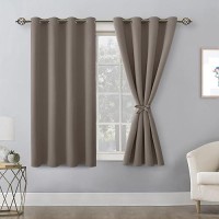 Hiasan Blackout Curtains For Bedroom 52 X 54 Inches Long Thermal Insulated Light Blocking Window Curtains For Living Roomk