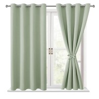 Hiasan Blackout Curtains For Bedroom 52 X 54 Inches Long Thermal Insulated Light Blocking Window Curtains For Living Roomk