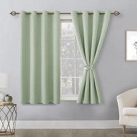 Hiasan Blackout Curtains For Bedroom 52 X 54 Inches Long Thermal Insulated Light Blocking Window Curtains For Living Roomk