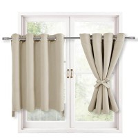 Hiasan Rv Blackout Curtains For Bedroom 52 X 36 Inches Long Thermal Insulated Light Blocking Window Curtains For Living Roo