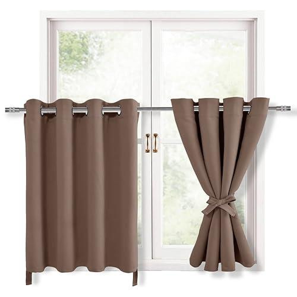 Hiasan Rv Blackout Curtains For Bedroom 52 X 36 Inches Long Thermal Insulated Light Blocking Window Curtains For Living Roo