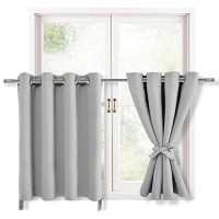 Hiasan Rv Blackout Curtains For Bedroom 52 X 30 Inches Long Thermal Insulated Light Blocking Window Curtains For Living Roo