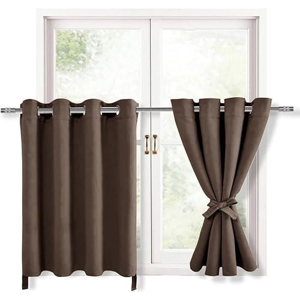 Hiasan Rv Blackout Curtains For Bedroom 52 X 30 Inches Long Thermal Insulated Light Blocking Window Curtains For Living Roo