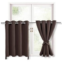 Hiasan Rv Blackout Curtains For Bedroom 52 X 30 Inches Long Thermal Insulated Light Blocking Window Curtains For Living Roo