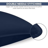 Utopia Bedding Bed Pillows For Sleeping (Navy)  King Size  Set Of 2  Hotel Pillows  Cooling Pillows For Side  Back Or Stomach Sleepers