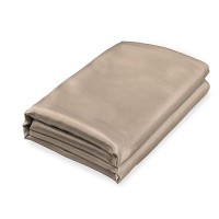 Homiest Taupe Satin Flat Sheet Twin Flat Sheet Only Twin Top Sheet Silky Bedding Flat Sheet For Twin Mattress Luxury Ultra S