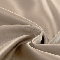 Homiest Taupe Satin Flat Sheet Twin Flat Sheet Only Twin Top Sheet Silky Bedding Flat Sheet For Twin Mattress Luxury Ultra S