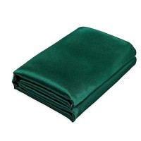 Homiest Blackish Green Satin Flat Sheet King Flat Sheet Only King Top Sheet Silky Bedding Flat Sheet For King Mattress Luxury