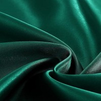 Homiest Blackish Green Satin Flat Sheet King Flat Sheet Only King Top Sheet Silky Bedding Flat Sheet For King Mattress Luxury