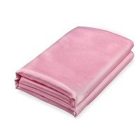 Homiest Pink Satin Flat Sheet Full Flat Sheet Only Full Top Sheet Silky Bedding Flat Sheet For Full Mattress Luxury Ultra So