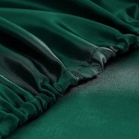 Homiest Blackish Green Satin Fitted Sheet Twin Xl Size Fitted Bed Sheet Deep Pocket Fitted Sheet Only Luxury Ultra Soft Bedd