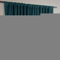 Hpd Half Price Drapes Signature Velvet Thermal Blackout Curtains For Living Room 84 Inch Long 1 Panel Rod Pocket Insulated Bla