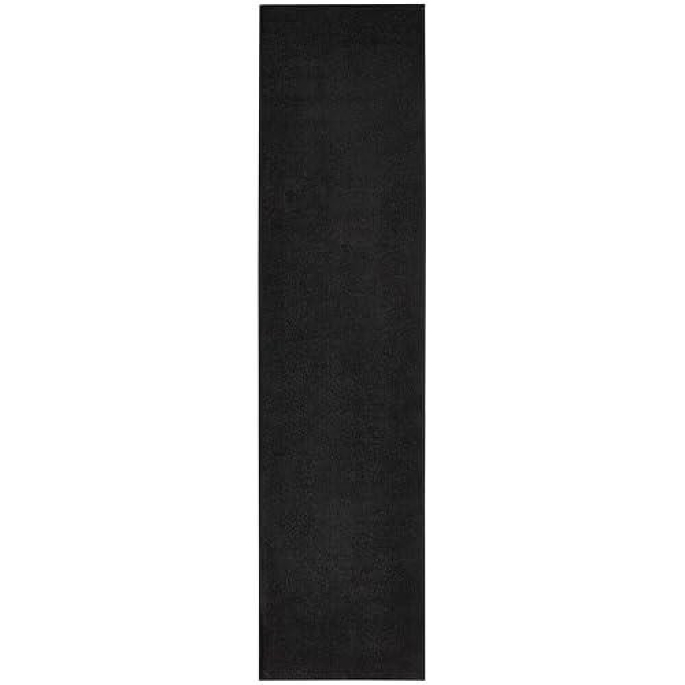 Nourison Essentials Indooroutdoor Black 22 X 12 Area Rug Easy Cleaning Non Shedding Bed Room Living Room Dining Room