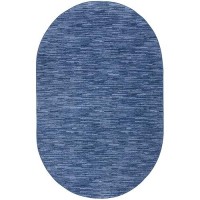 Nourison Essentials Indooroutdoor Navy Blue 6 X 9Oval Area Rug Easy Cleaning Non Shedding Bed Room Living Room Dining Ro