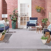 Nourison Essentials Indooroutdoor Silver Grey 12 X 15 Area Rug Easy Cleaning Non Shedding Bed Room Living Room Dining Ro