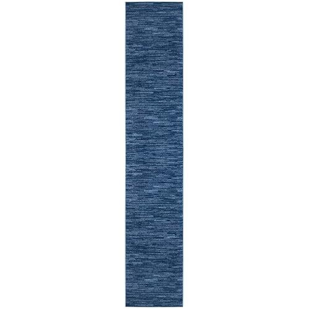 Nourison Essentials Indooroutdoor Navy Blue 22 X 12 Area Rug Easy Cleaning Non Shedding Bed Room Living Room Dining Ro