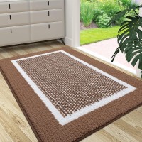 Colorxy Indoor Door Mat Nonslip Absorbent Resist Dirt Entrance Mat Sturdy Lowprofile Inside Floor Carpet Mats Washable Fron