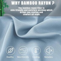 Pillow Cases Standard Size 2 Pack Bamboo Rayon Cooling Pillowcases With Envelope Closure Cool Breathable Pillow Case For Hot S