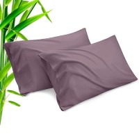 Pillow Cases Standard Size 2 Pack Bamboo Rayon Cooling Pillowcases With Envelope Closure Cool Breathable Pillow Case For Hot S