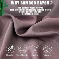 Pillow Cases Standard Size 2 Pack Bamboo Rayon Cooling Pillowcases With Envelope Closure Cool Breathable Pillow Case For Hot S