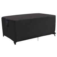 Jungda Outdoor Dining Table Cover 60 Inch Rectangle Patio Dining Table Cover Waterproof Outside Table Cover Furniture Cover - 60 X 38 X 28 Inch