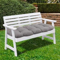 Sweet Home Collection Patio Chair Cushions Outdoor Loveseat Lounge Seat Pads Premium Comfortable Thick Fiber Fill Tufted 44 X