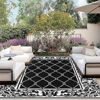 Outdoorlines Indoor Outdoor Rugs For Patio 5X8 Ft Reversible Outside Carpet Stain Uv Resistant Portable Rv Mats Plastic St