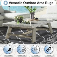 Outdoorlines Indoor Outdoor Rugs For Patio 5X8 Ft Reversible Outside Carpet Stain Uv Resistant Portable Rv Mats Plastic St