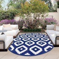 Outdoorlines Indoor Outdoor Rugs For Patio 8 Feet Reversible Outside Carpet Stain Uv Resistant Portable Rv Mats Plastic St