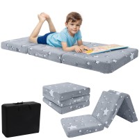 Memorecool Foldable Floor Mattress For Kids Toddler Floor Nap Mat For Sleeping Daycare Small Child Foldable Mattress Floor Bed