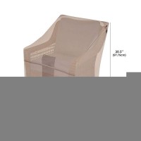 Modern Leisure Monterey Patio Swivel Lounge Chair Cover 2Pack 375 L X 3925 W X 385 H Beige