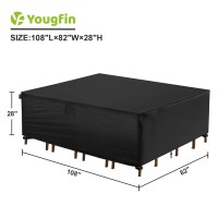 Yougfin Patio Furniture Cover 108
