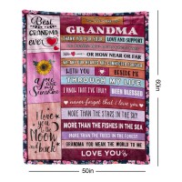 Grandma Gifts From Grandchildren Best Grandma Birthday Gifts Unique Grandmother Blanket From Grandkids Christmas Mothers Day