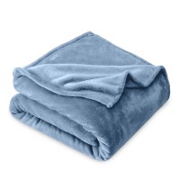 Bare Home Fleece Blanket Throwtravel Coronet Blue Lightweight Blanket For Bed Sofa Couch Movie Night Camping And Tra