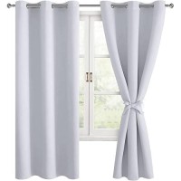 Hiasan Room Darkening Window Curtains For Bedroom Thermal Insulated Energy Saving Blackout Curtains Set Of 2 Panels Sewn Wit