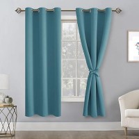 Hiasan Blackout Curtains For Bedroom 38 X 63 Inches Length Thermal Insulated Light Blocking Window Curtains For Living Room